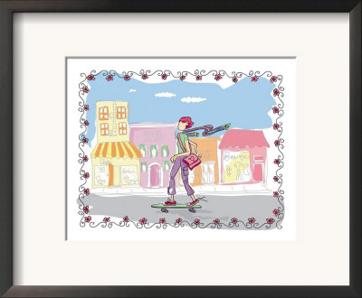 Green Girl Framed Print Green Girl Framed Print