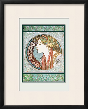 Woman's Profile Framed Print Woman's Profile Framed Print