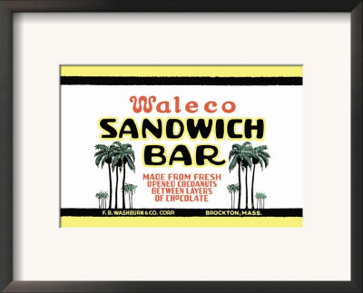 Waleco Sandwich Bar Framed Print Waleco Sandwich Bar Framed Print