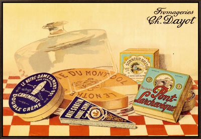 Fromageries Framed Canvas Print Fromageries Framed Canvas Print