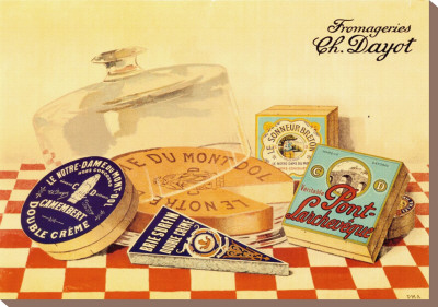 Fromageries Stretched Canvas Print Fromageries Stretched Canvas Print