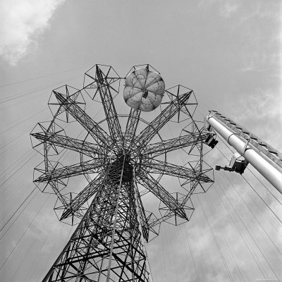 National Amusements on Amusement Park Premium Photographic Print By Ed Clark At Art Com