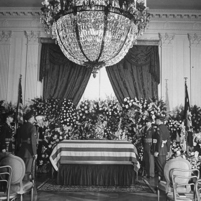 death of fdr coffin