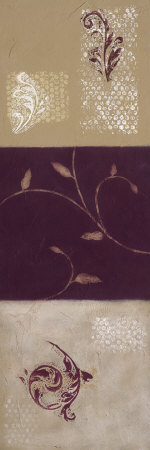 Paisley and Plum I Print Paisley and Plum I Print