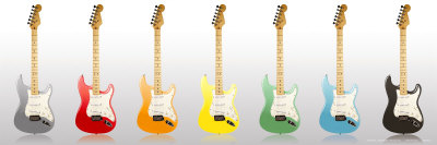 Guitar Spectrum Print Guitar Spectrum Print