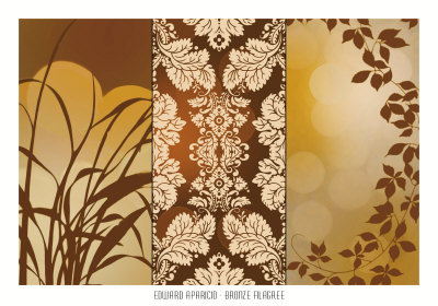 Bronze Filagree Print Bronze Filagree Print