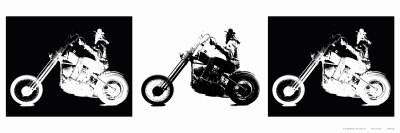 Black Hog, White Hog Print Black Hog, White Hog Print