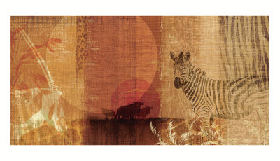 Safari Sunset I Print Safari Sunset I Print
