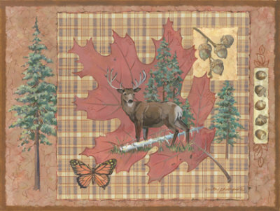 Deer Leaf Print Deer Leaf Print