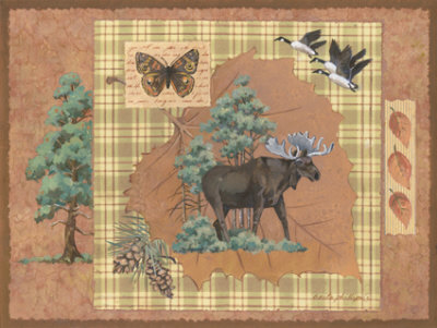 Moose Leaf Print Moose Leaf Print