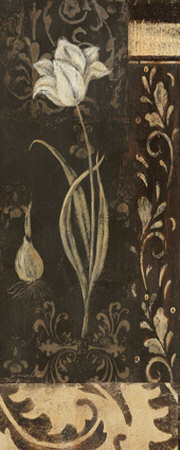 Black and White Tulip Print Black and White Tulip Print