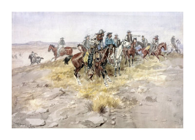 Cowboys Giclee Print Cowboys Giclee Print