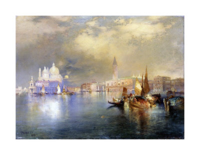 Moonlight in Venice Giclee Print Moonlight in Venice Giclee Print
