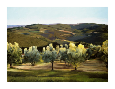 Olive Grove in Italy Giclee Print Olive Grove in Italy Giclee Print