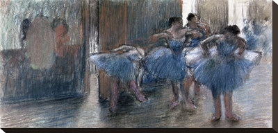 Dancers Stretched Canvas Print Dancers Stretched Canvas Print