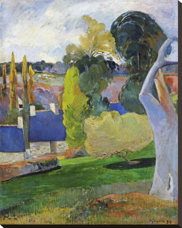 Farm in Brittany II Stretched Canvas Print Farm in Brittany II Stretched Canvas Print