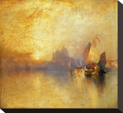 Opalescent Venice Stretched Canvas Print Opalescent Venice Stretched Canvas Print
