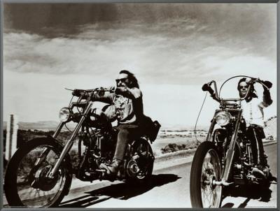 Dennis Hopper and Peter Fonda Framed Canvas Print Dennis Hopper and Peter Fonda Framed Canvas Print