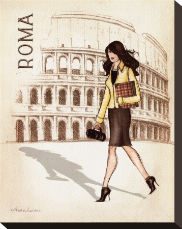 Roma Stretched Canvas Print Roma Stretched Canvas Print