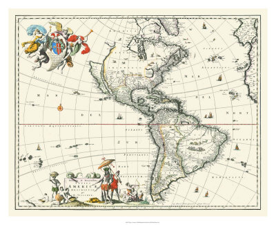 Map of America Print Map of America Print