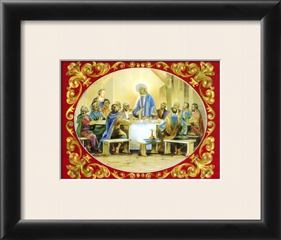 Last Supper Framed Print Last Supper Framed Print