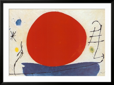 The Red Sun Framed Print The Red Sun Framed Print