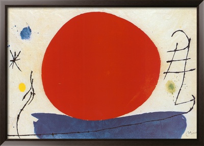 The Red Sun Framed Print The Red Sun Framed Print