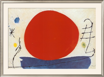 The Red Sun Framed Print The Red Sun Framed Print