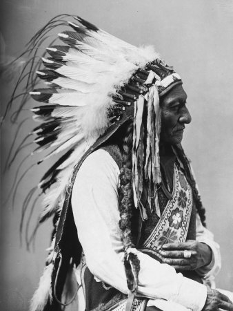 Portrait of an American Indian Chief Photographic Print at Art. Portrait of an American Indian Chief Photographic Print at Art.