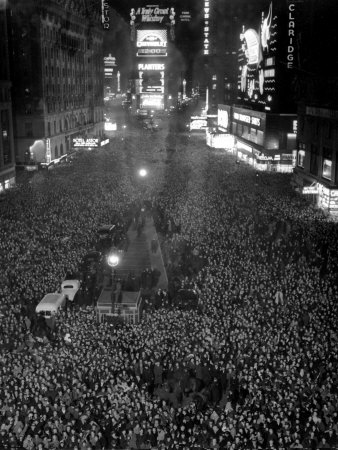 Times Square During the New times square new years. Times Square During the New