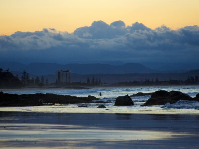 the gold coast queensland australia. Dusk, Coolangatta, Gold Coast,