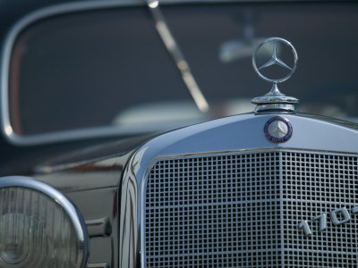 Antique Mercedes, Germany Stretched Canvas Print