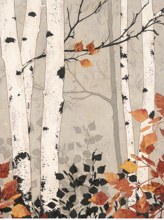 Birch Damask Print Birch Damask Print