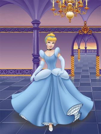Cinderella Print zoom view in room