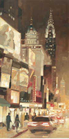 Avenue Glow Print Avenue Glow Print