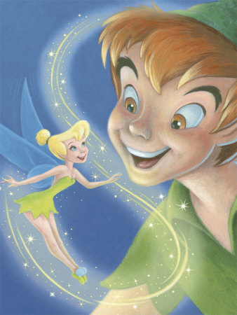 Tinker Bell and Peter Pan: A Touch of Magic Print Tinker Bell and Peter Pan: A Touch of Magic Print