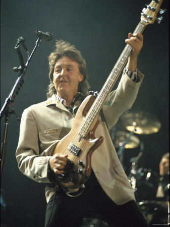 Paul McCartney Stretched Canvas Print