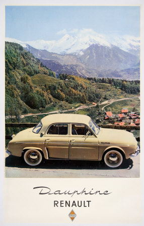 Renault Dauphine Print Renault Dauphine Print