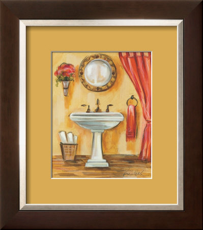 Tuscan Bath IV Framed Print Tuscan Bath IV Framed Print