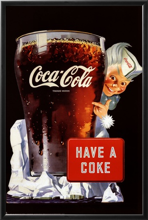 Coca-Cola Framed Poster Coca-Cola Framed Poster