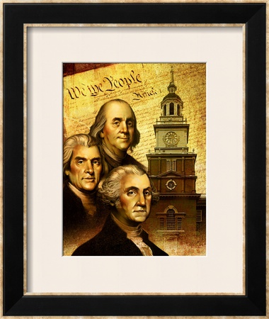 Constitution Day Montage Framed Giclee Print Constitution Day Montage Framed Giclee Print