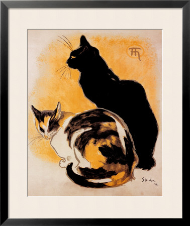 Two Cats Framed Poster Two Cats Framed Poster