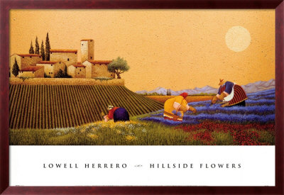 Hillside Flowers Framed Print Hillside Flowers Framed Print