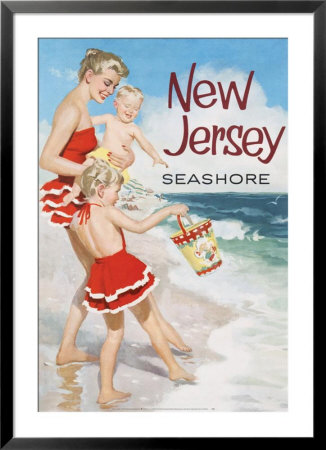 Jersey Shore Framed Print Jersey Shore Framed Print