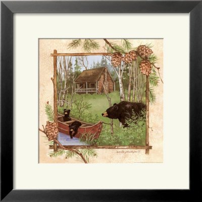 Black Bears I Framed Print Black Bears I Framed Print