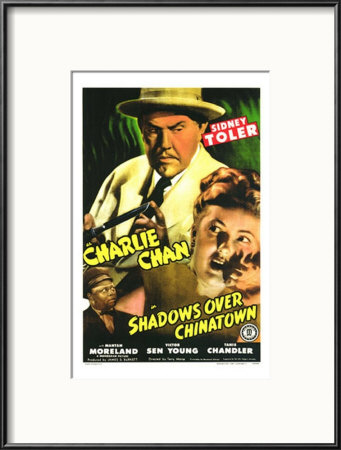 Shadows Over Chinatown Framed Print Shadows Over Chinatown Framed Print