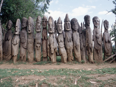 carvings in wood. Konso Memorial Wood Carvings,