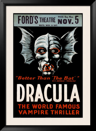 Dracula Framed Poster Dracula Framed Poster