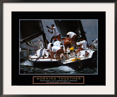 Working Together Framed Print Working Together Framed Print