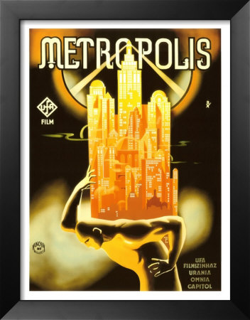 Metropolis, 1928 Framed Print Metropolis, 1928 Framed Print